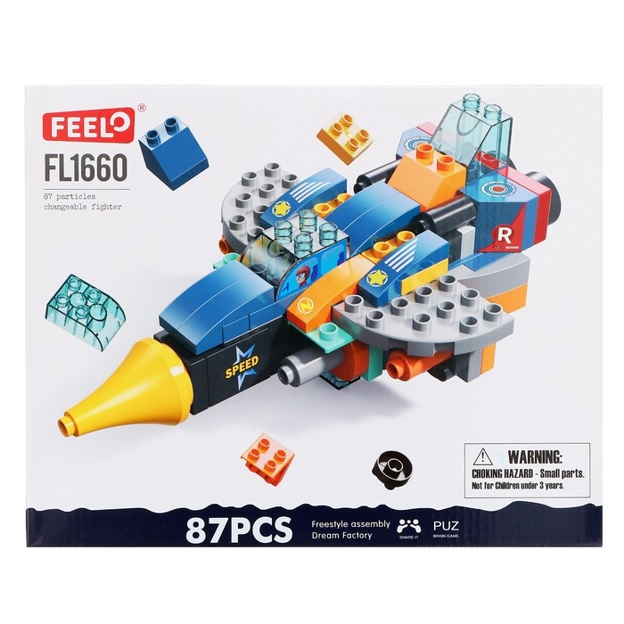 Конструктор Космос «Истребитель», 4 в 1, 87 деталей Конструктор Космос «Истребитель», 4 в 1, 87 деталей