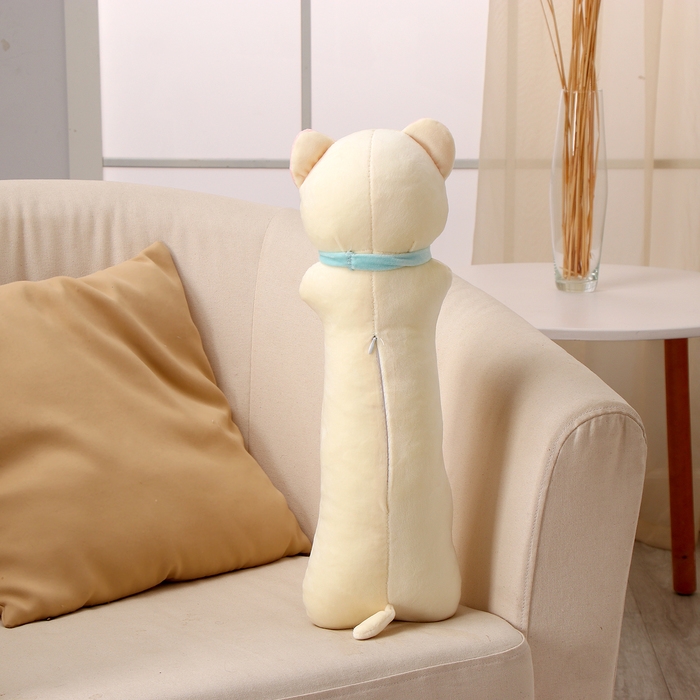 Мягкая игрушка «Кот-батон», 50 см, цвет бежевый Мягкая игрушка «Кот-батон», 50 см, цвет бежевый