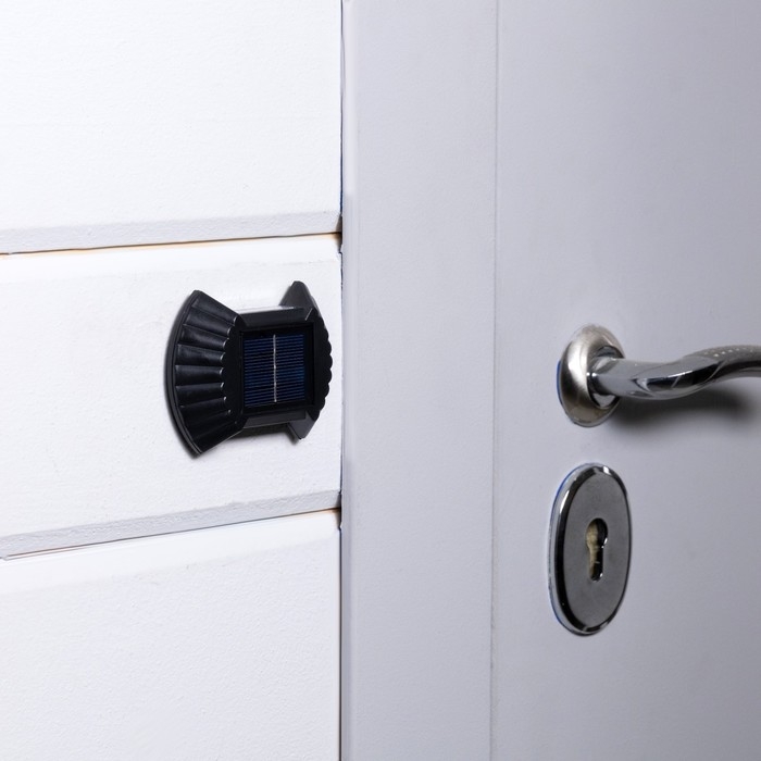 Садовый светильник на солнечной батарее «Ракушка», 10 × 7.5 × 2 см, 8 LED, свечение тёплое белое Садовый светильник на солнечной батарее «Ракушка», 10 × 7.5 × 2 см, 8 LED, свечение тёплое белое