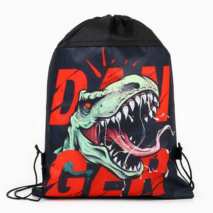 Мешок для обуви «Динозавр» нетканное полотно, размер 30 х 40 см Мешок для обуви «Динозавр» нетканное полотно, размер 30 х 40 см