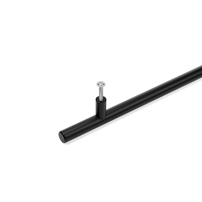 Ручка рейлинг ТУНДРА,  нерж. сталь, d=12 мм, м/о 160 мм, цвет черный, фасовка 500 Ручка рейлинг ТУНДРА,  нерж. сталь, d=12 мм, м/о 160 мм, цвет черный, фасовка 500