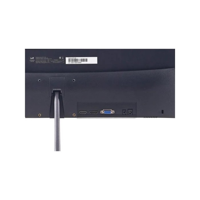 Монитор Leff 24FV100, 24 Монитор Leff 24FV100, 24", VA, 1920x1080, 75Гц, 7мс, D-Sub, HDMI, DP, чёрный