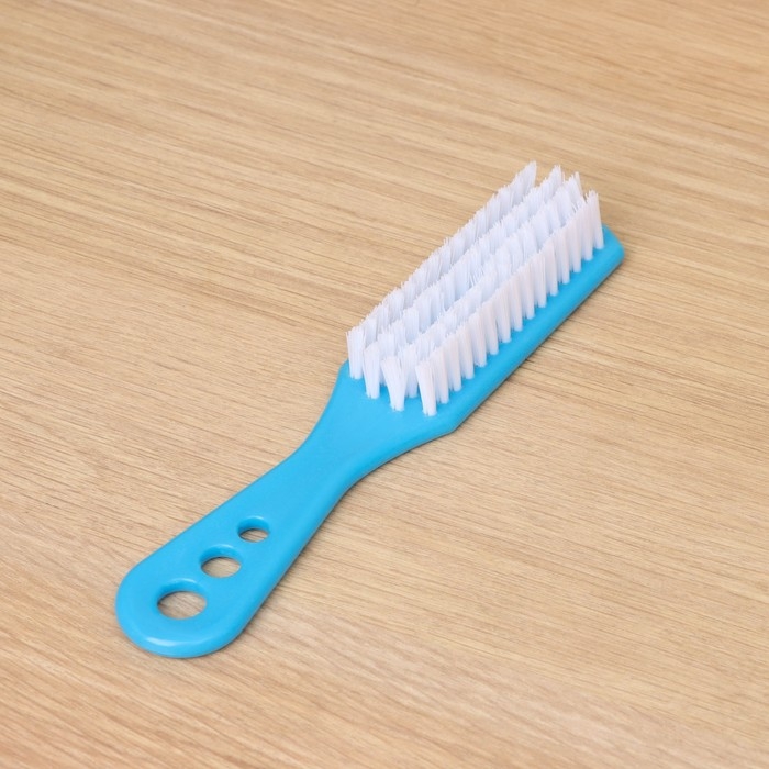 Щётка для овощей и фруктов с ручкой Доляна, 17×3,3×2 см, цвет МИКС Щётка для овощей и фруктов с ручкой Доляна, 17×3,3×2 см, цвет МИКС