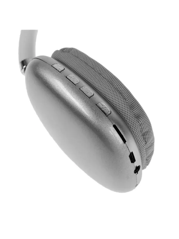 Наушники беспроводные, накладные, P9, Bluetooth 5.0, с микрофоном, Jack 3.5 мм 150 мАч, серые