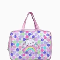 Набор косметичек для бассейна 2 в 1 &laquo;Котик&raquo;, с рисунком, разноцветный