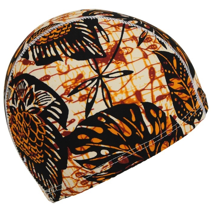 Шапочка для плавания взрослая ONLYTOP, тканевая, обхват 48 см, цвета МИКС Шапочка для плавания взрослая ONLYTOP, тканевая, обхват 48 см, цвета МИКС