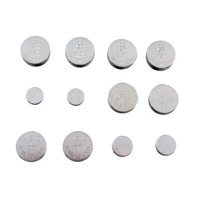 Батарейка алкалиновая GP, ACM01-12BL (А76 по 4 шт; 164. 186, 189, 192 по 2 шт.); 1.5 В, 12 шт.