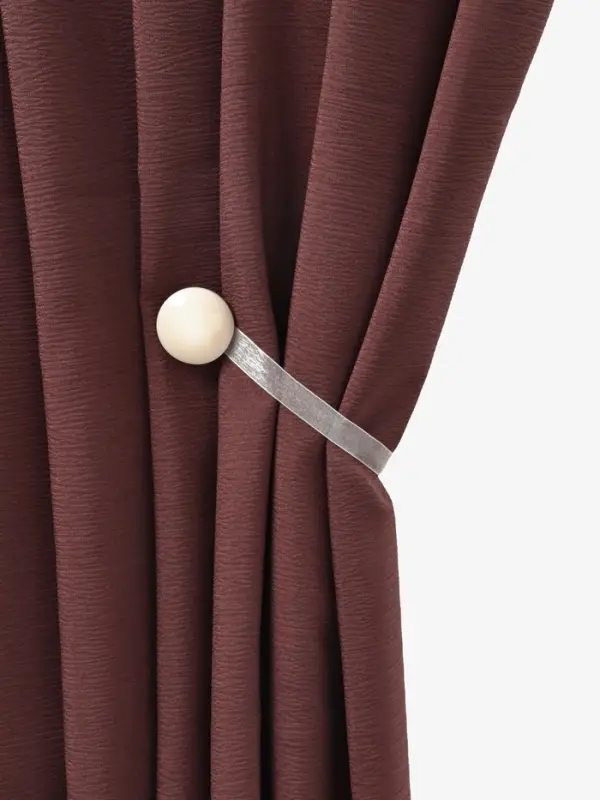 Подхват для штор, d=4 см, молочный