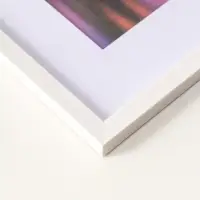 Фоторамка для фото 30х40 см, с паспарту 21х30 см, Lumo, белый