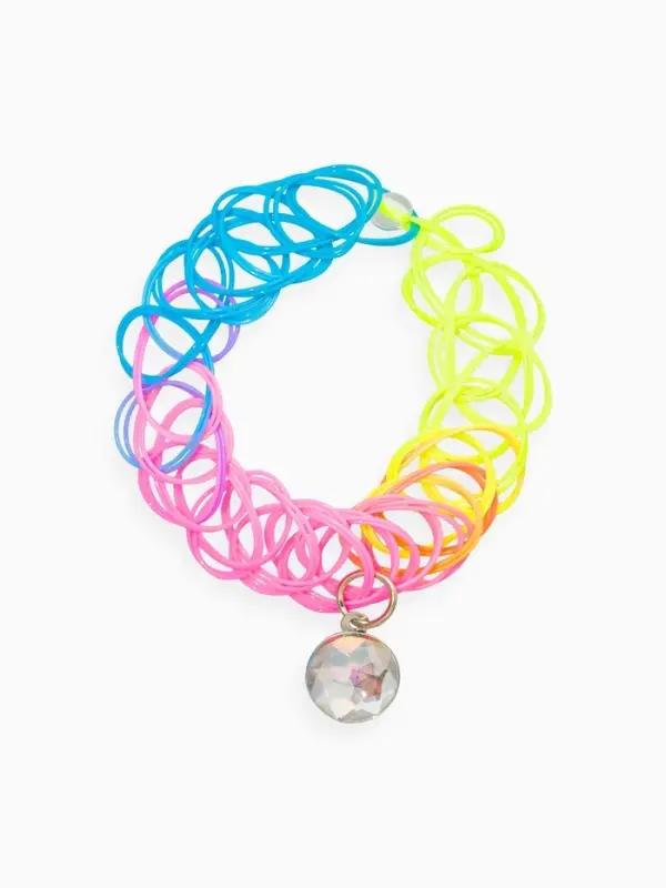 Браслет детский набор 3 шт. "Выбражулька" альпака, силиконовый, разноцветный
