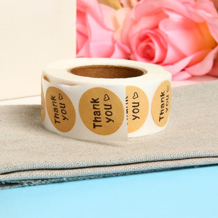 Новый год. Наклейки в рулоне Новый год. Наклейки в рулоне "Love", 500 шт, 2,5 х 2,5 см