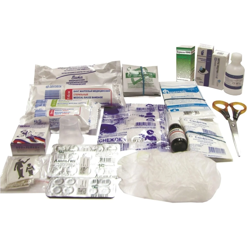 Аптечка первой помощи коллективная ФЭСТ (7 -10 человек) (полистирол) №1