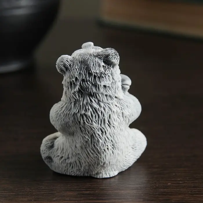 Фигурка &laquo;Медвежонок с рыбой&raquo;, 6.5 см, МИКС