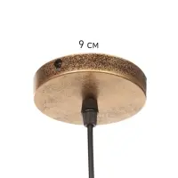 Светильник подвесной BayerLux William, 1&times;40 Вт, Е27, золотисто-чёрный, 40&times;40&times;35-100 см