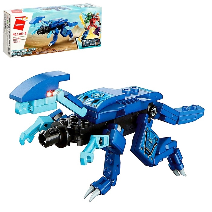 Конструктор Динобот Конструктор Динобот "Вождь Тиранозавр", 71 деталь