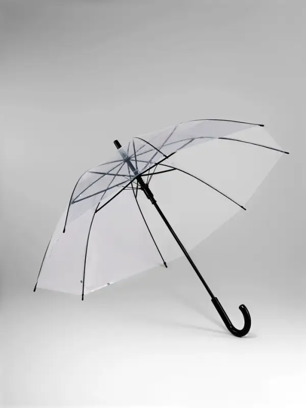 Зонт - трость полуавтоматический &laquo;Каркас&raquo;, 8 спиц, R=45/55 см, d=90 см, МИКС