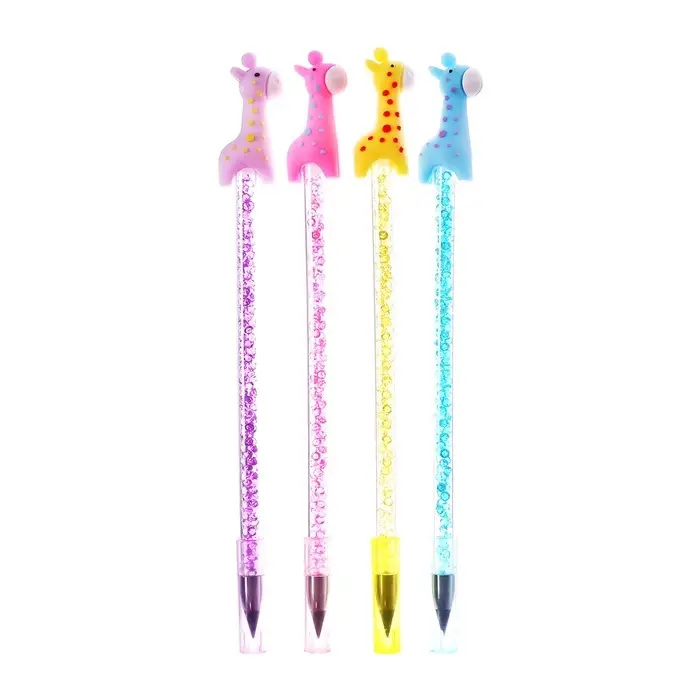 Вечный карандаш чернографитный Calligrata &laquo;Жираф&raquo;, НВ, МИКС