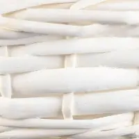 Корзина плетеная, 26х21х8х13х32 см, белый, ива