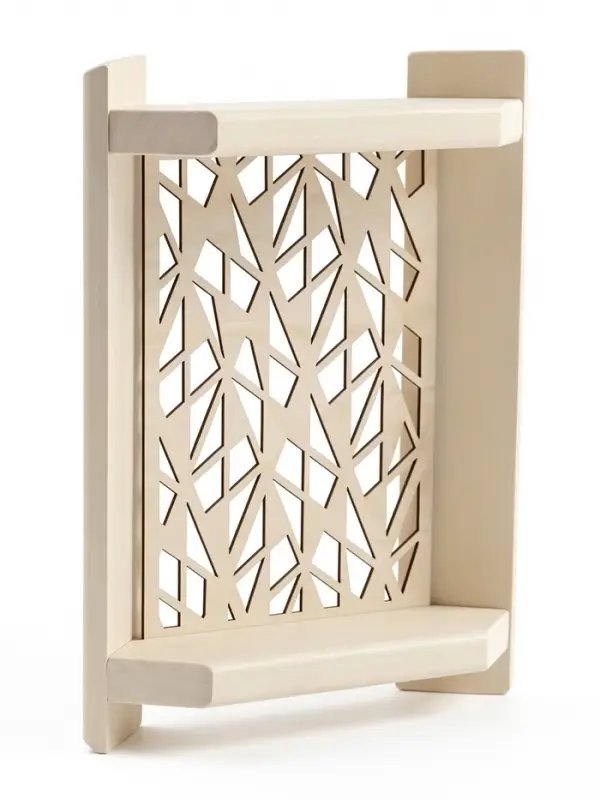 Абажур угловой со вставкой №3 32х39х10 см