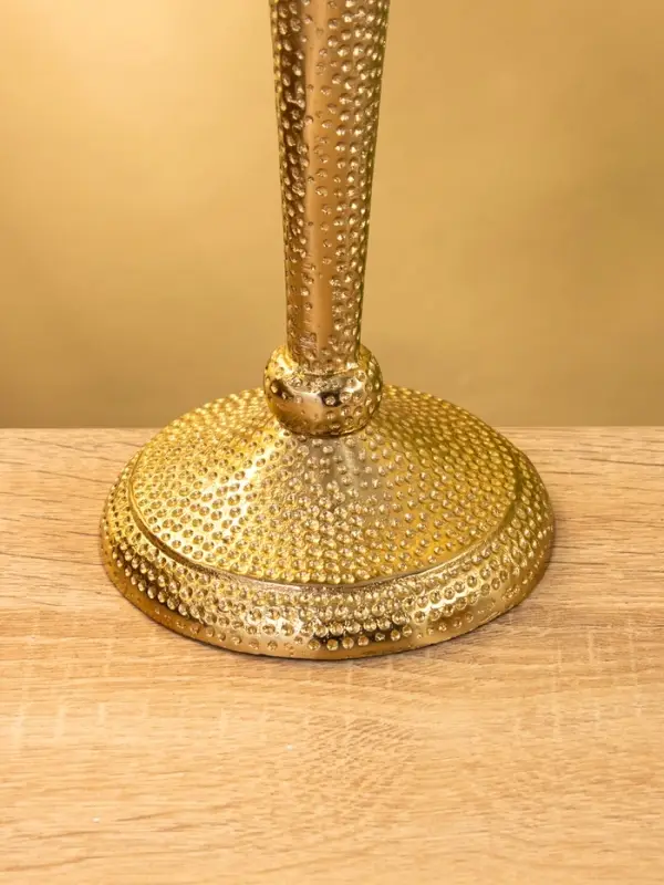 Подсвечник "Звездная пыль" алюминий 10х10х23 см