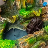 Фонтан настольный &laquo;Домик у пруда&raquo;, 13&times;17&times;27 см, с подсветкой