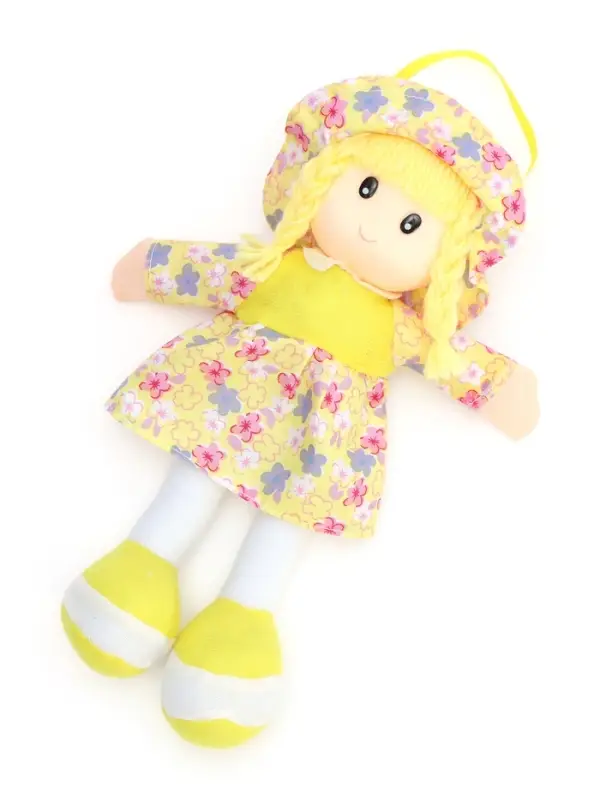 Мягкая игрушка &laquo;Кукла&raquo;, в шляпке и платьишке, цвет МИКС