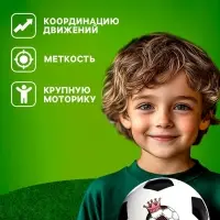 Мяч &laquo;Футбол&raquo;, диаметр 20 см, МИКС