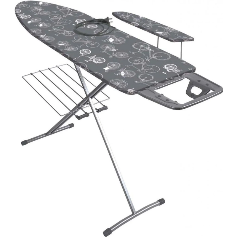 Гладильная доска Ника7 Н7 38х122см,подст,подрук,удлин,полка