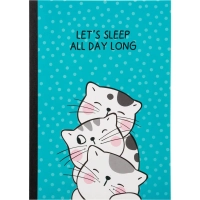 Тетрадь общая So Many Cats 60л, B5, блок бел, клетка,в ассортимент