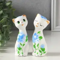 Фигурка керамика &laquo;Love коты&raquo;, 11 см, МИКС