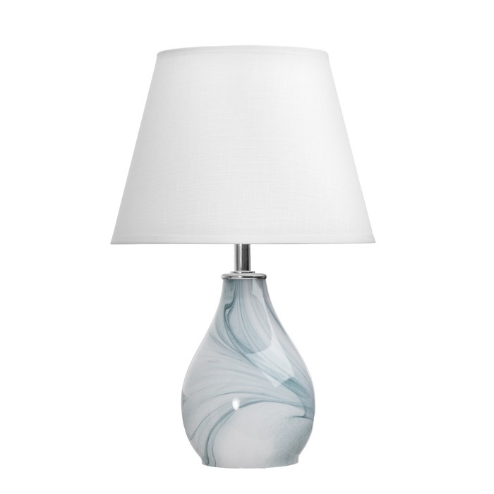 Настольная лампа Настольная лампа "Фьюжн" E14 40Вт белый 25х25х39 см RISALUX