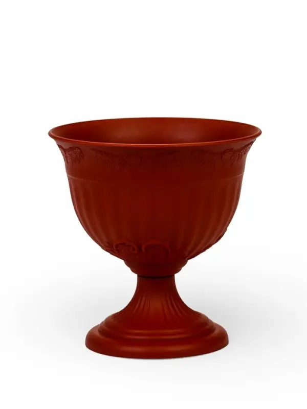 Вазон для цветов &laquo;Венеция&raquo;, 600 мл, d=14 см, h=14 см, пластиковый, коричневый