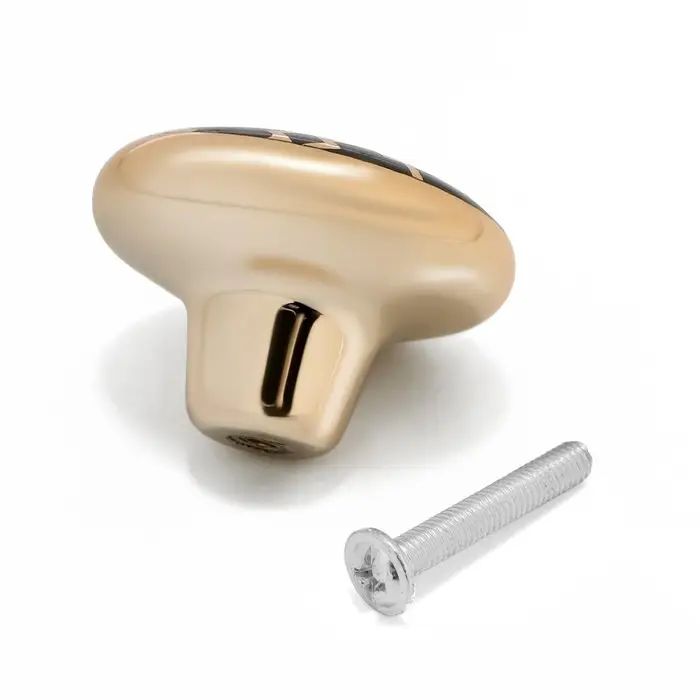 Ручка-кнопка CAPPIO, d=39 мм, цвет золото