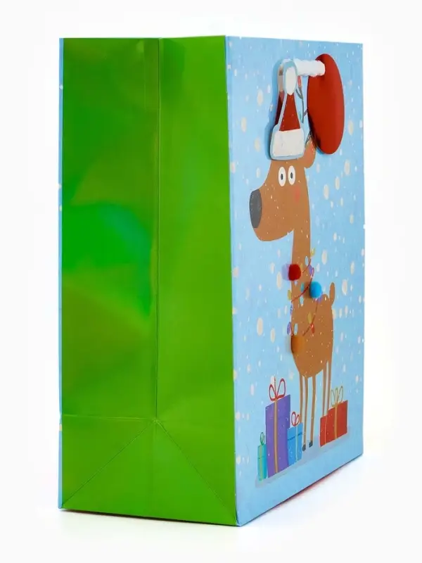 Набор подарочных  пакетов &laquo;Новый год&raquo;, 3 шт,  25,4 &times; 30,5 &times; 12,7 см