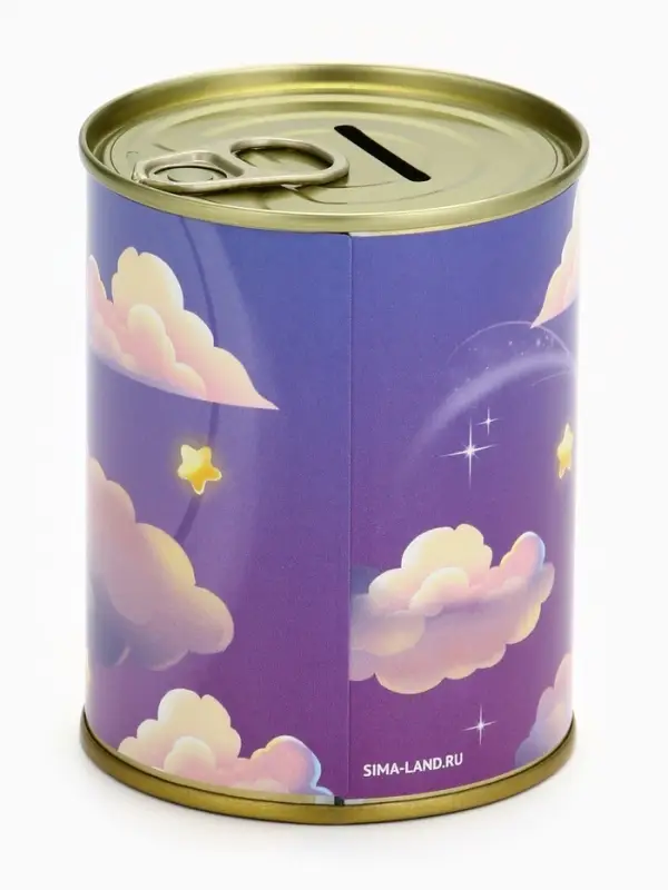 Копилка-банка металл Копилка-банка металл "Вперёд к мечте" ,7,5 х 9,5 см