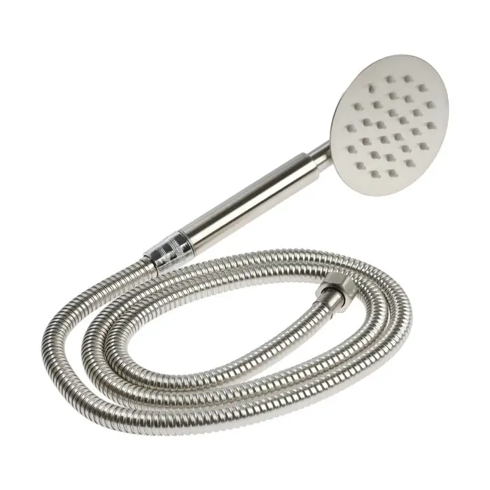 Смеситель для ванны ZEIN Z3731, двухвентильный, излив 33 см, лейка, шланг, сатин Смеситель для ванны ZEIN Z3731, двухвентильный, излив 33 см, лейка, шланг, сатин