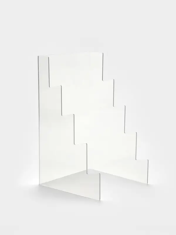 Подставка под ножи 15&times;15&times;25 см, 4 места, оргстекло 2 мм, прозрачный