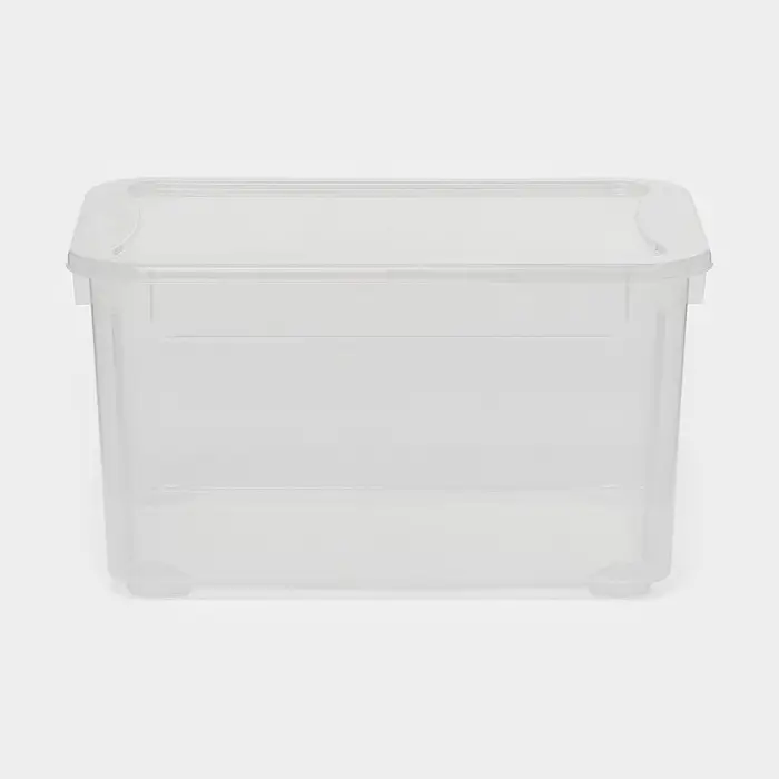 Ящик для хранения &laquo;Кристалл XS Plus&raquo;, 16 л, 38.9&times;27.5&times;21.5 см, с крышкой, прозрачный