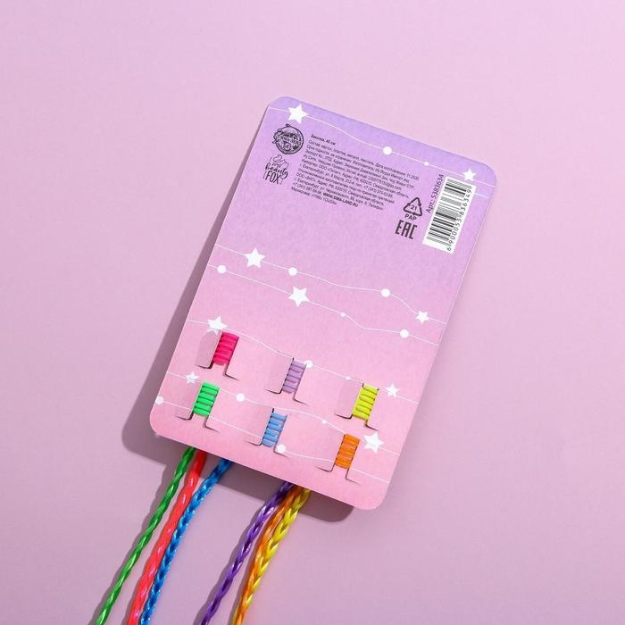 Заколки , цветные пряди для волос на крабике «Самой милой леди» (6 шт) Заколки , цветные пряди для волос на крабике «Самой милой леди» (6 шт)