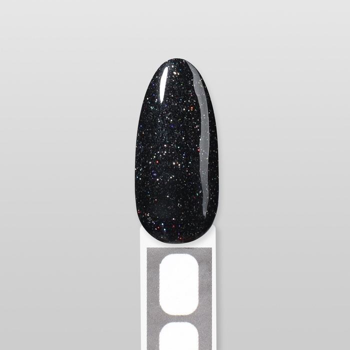 Гель лак для ногтей &laquo;COLOR GLOW&raquo;, 3-х фазный, 10 мл, LED/UV, цвет чёрный (19)