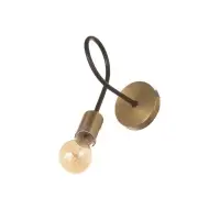 Бра BayerLux &laquo;Узел&raquo;, 1&times;40 Вт, Е27, черный/латунь