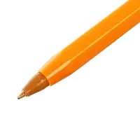 Ручка шариковая, BIC. Orange, синий стержень, узел 0.8 мм, оранжевый корпус
