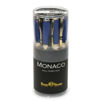 Ручка шариковая неавтомат. MONACO т-син.корп,0,5,син,манж20-0125/07