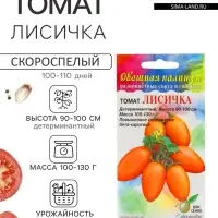 Семена Томат &laquo;Лисичка&raquo; скороспелый, детерминантный, среднерослый, 25 шт. Selekt &laquo;Дом семян&raquo;