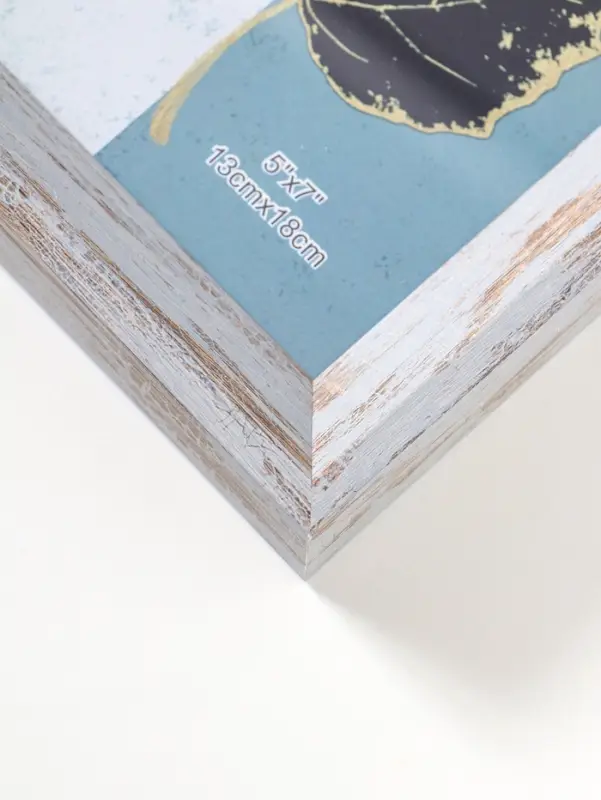 Фоторамка пластик 13х18 см "Прованс" серо-голубой 21,7х16,8х3 см