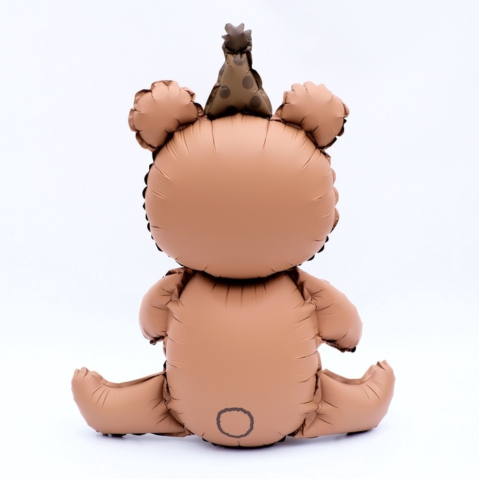 Воздушный шар фольгированный 23 Воздушный шар фольгированный 23" «Мишка с тортом», фигура