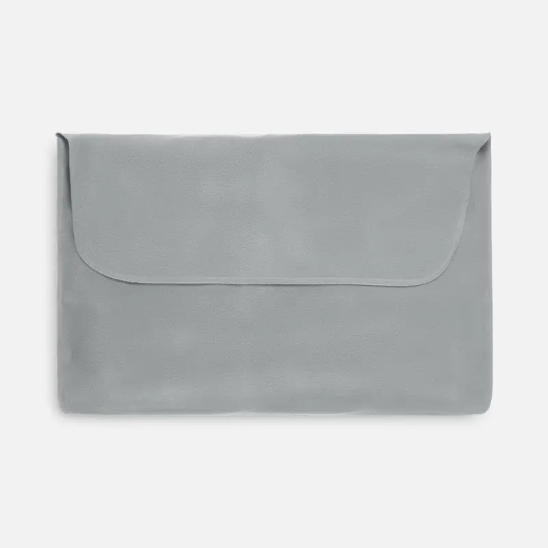 Надувная подушка под шею в чехле Sleep, темно-серая Надувная подушка под шею в чехле Sleep, темно-серая