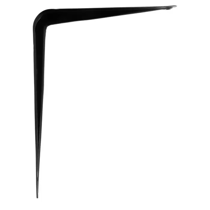 Кронштейн, 200×150×0.8 мм, черный, 1 шт.