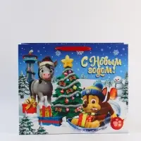 Пакет подарочный «С Новым годом!», Щенячий патруль,  XL 40 × 49 × 19 см