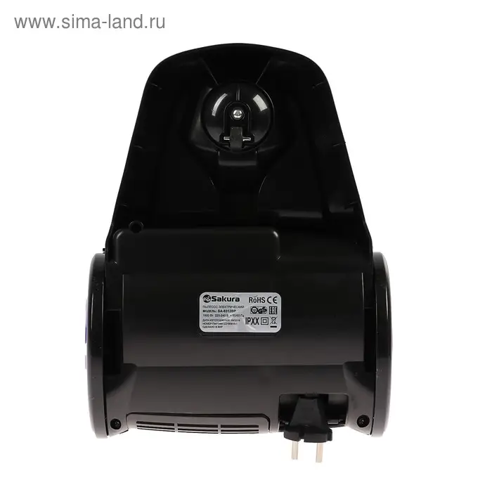 Пылесос Sakura SA-8312BP, 1600/300 Вт, 1.5 л, фиолетовый